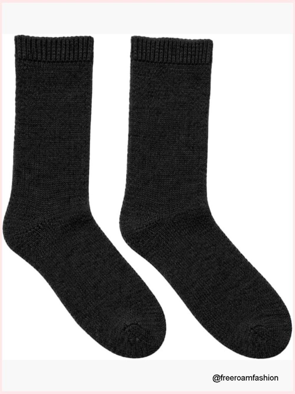 100% Cashmere Unisex Ribbed Socks Super Soft Bed Cuff